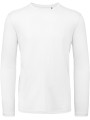 B&C T-shirt bio Inspire homme manches longues blanc personnalisable