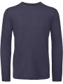 B&C T-shirt bio Inspire homme manches longues Blue Navy personnalisable