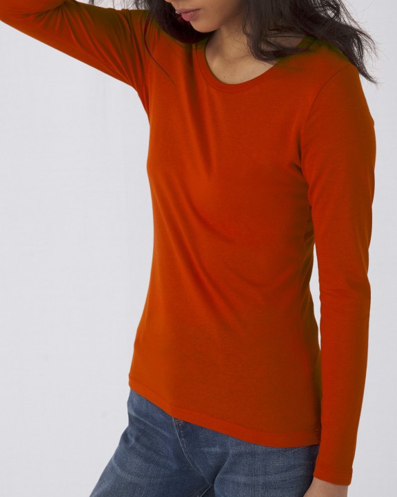 B&C Ladies' organic Inspire long-sleeved T-shirt T-Shirt personalisierbar