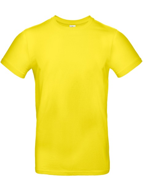B&C T-shirt homme #E190 jaune solaire personnalisable