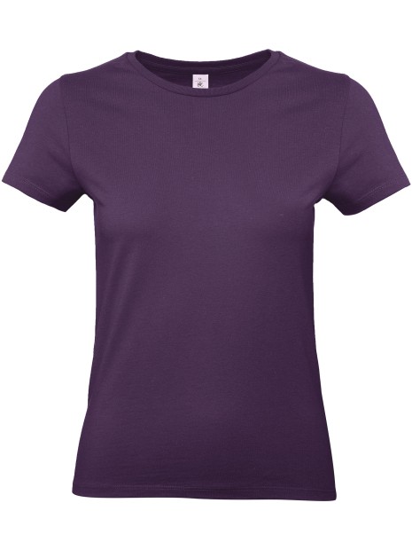 B&C T-shirt femme #E190 violet urbain personnalisable
