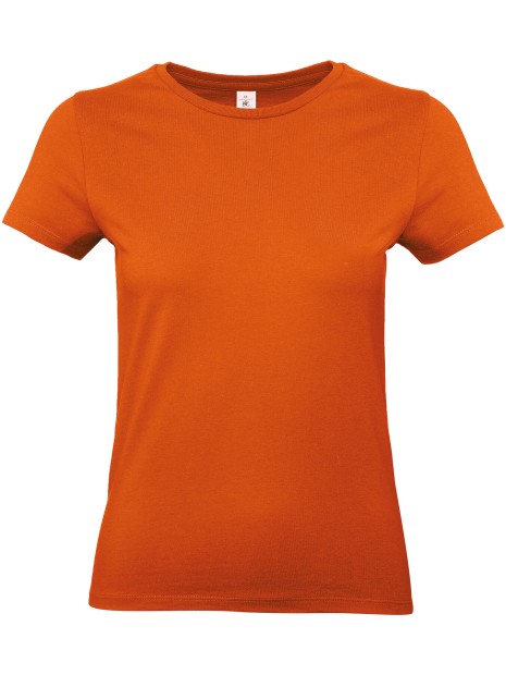 B&C T-shirt femme #E190 orange urbain personnalisable