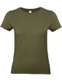 B&C T-shirt femme #E190 kaki urbain personnalisable