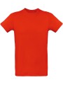 B&C T-shirt bio homme Inspire Plus rouge feu personnalisable