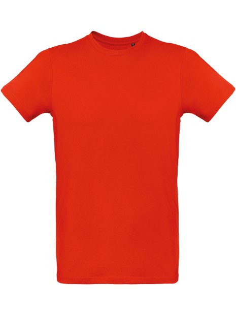B&C T-shirt bio homme Inspire Plus rouge feu personnalisable