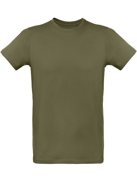 B&C T-shirt bio homme Inspire Plus kaki urbain personnalisable