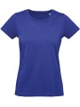 B&C T-shirt bio femme Inspire Plus cobalt blue personnalisable