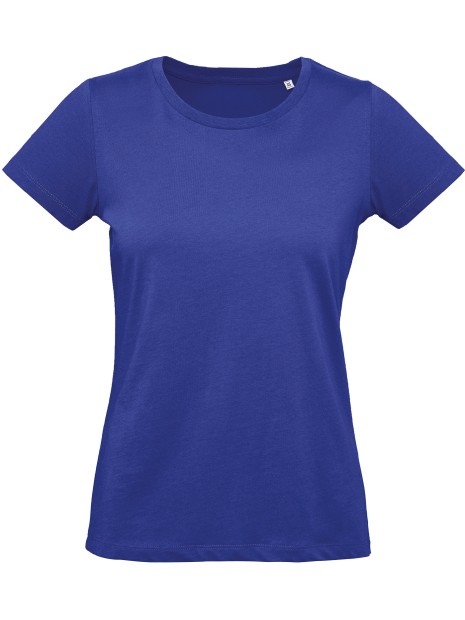 B&C T-shirt bio femme Inspire Plus cobalt blue personnalisable