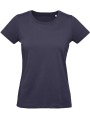 B&C T-shirt bio femme Inspire Plus bleu marine urbain personnalisable