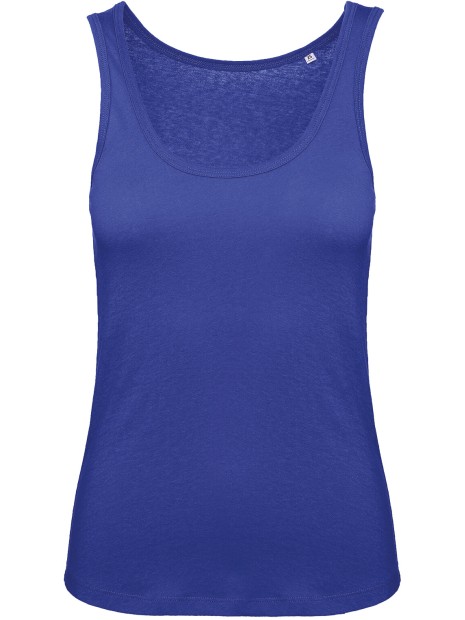 B&C Débardeur Inspire bio femme cobolt blue personnalisable