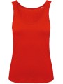 B&C Débardeur Inspire bio femme rouge feu personnalisable