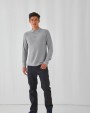 B&C ID.001 Men's long-sleeved polo shirt Poloshirt personalisierbar
