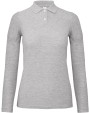 Polo personnalisable B&C Polo femme ID.001 manches longues