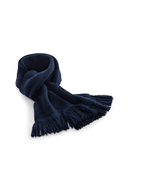 BEECHFIELD CLASSIC KNITTED SCARF french marine personnalisable