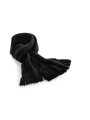 BEECHFIELD CLASSIC KNITTED SCARF noir personnalisable