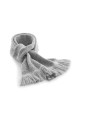 BEECHFIELD CLASSIC KNITTED SCARF heather grey personnalisable