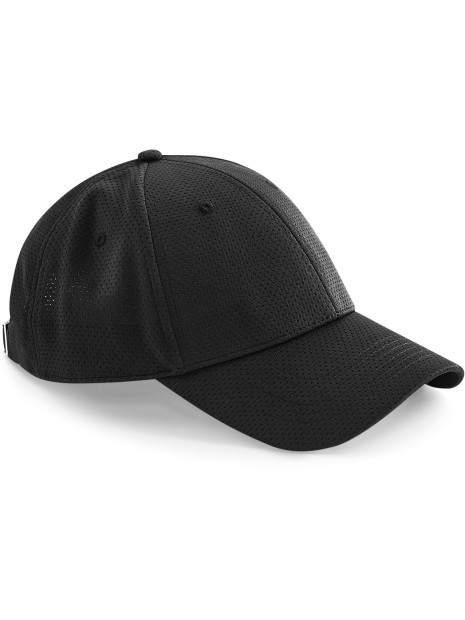 BEECHFIELD Casquette filet 6 panneaux noir personnalisable
