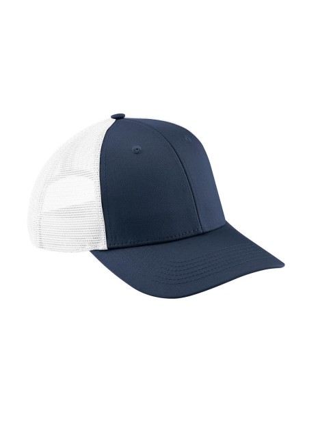 BEECHFIELD URBANWEAR TRUCKER bleu marine/blanc personnalisable
