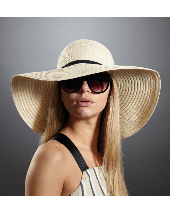 Casquette personnalisable BEECHFIELD Chapeau d'été à bord large Marbella