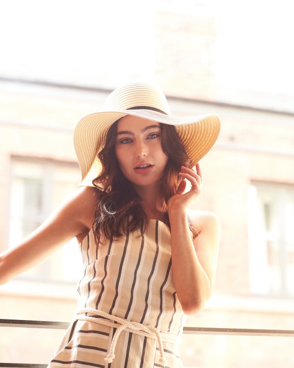 BEECHFIELD Marbella wide-brimmed sun hat Kappe personalisierbar
