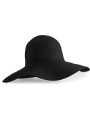 BEECHFIELD Chapeau d'été à bord large Marbella noir personnalisable