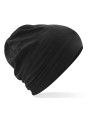 BEECHFIELD HEMSEDAL COTTON BEANIE noir/noir personnalisable