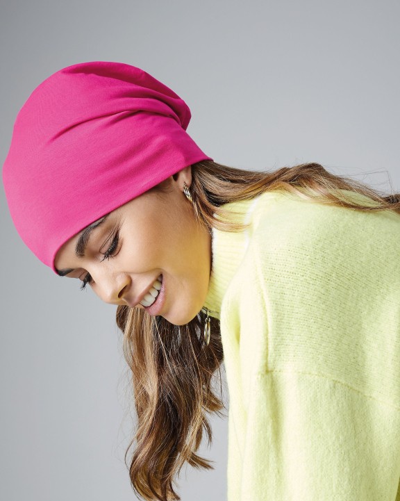 Bonnet, Écharpe & Gant personnalisable BEECHFIELD HEMSEDAL COTTON SLOUCH BEANIE