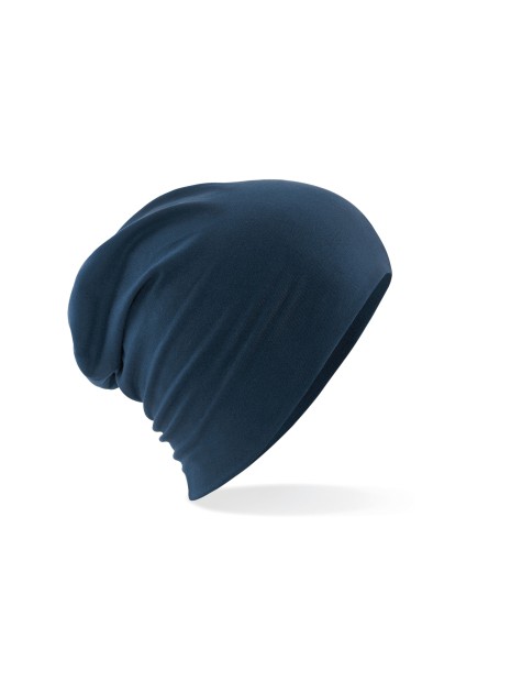 BEECHFIELD HEMSEDAL COTTON SLOUCH BEANIE french marine personnalisable