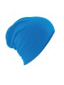 BEECHFIELD HEMSEDAL COTTON SLOUCH BEANIE bleu saphir personnalisable
