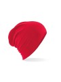 BEECHFIELD HEMSEDAL COTTON SLOUCH BEANIE rouge classique personnalisable