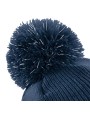 BEECHFIELD Junior Reflective Bobble Beanie Mütze, Schal & Handschuh personalisierbar