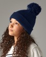 BEECHFIELD Junior Reflective Bobble Beanie Mütze, Schal & Handschuh personalisierbar