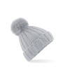 Bonnets personnalisable BEECHFIELD VERBIER FAUX FUR POP POM CHUNKY BEANIE