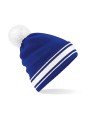 BEECHFIELD STADIUM BEANIE bleu royal brillant/blanc personnalisable