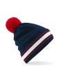 BEECHFIELD STADIUM BEANIE FRENCH MARINE/ROUGE CLASSIQUE/BLANC personnalisable