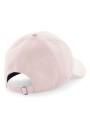 BEECHFIELD FAUX SUEDE 6 PANEL CAP dusty pink personnalisable