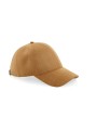 BEECHFIELD FAUX SUEDE 6 PANEL CAP caramel latte personnalisable