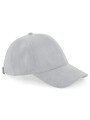 BEECHFIELD FAUX SUEDE 6 PANEL CAP gris clair personnalisable
