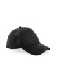 BEECHFIELD FAUX SUEDE 6 PANEL CAP noir personnalisable