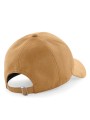 BEECHFIELD FAUX SUEDE 6 PANEL CAP caramel latte personnalisable