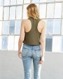 BELLA-CANVAS Women's Racerback Cropped Tank T-Shirt personalisierbar