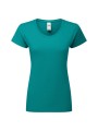 FOL LADIES ICONIC 195 RINGSPUN PREMIUM T ocean teal personnalisable