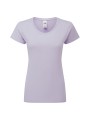 FOL LADIES ICONIC 195 RINGSPUN PREMIUM T soft lavender personnalisable
