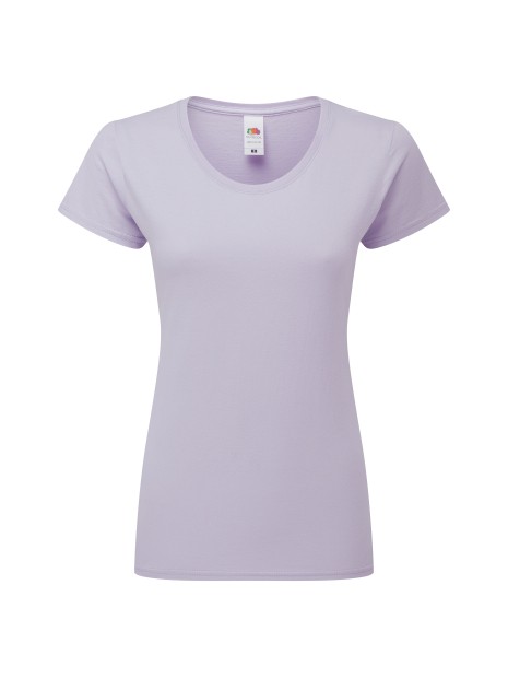 FOL LADIES ICONIC 195 RINGSPUN PREMIUM T soft lavender personnalisable