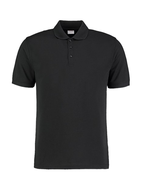 KUSTOM KIT Classic Slim Fit Polo Superwash® 60º noir personnalisable