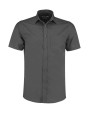 Chemise personnalisable KUSTOM KIT Tailored Fit Poplin Shirt SSL