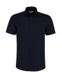 Chemise personnalisable KUSTOM KIT Tailored Fit Poplin Shirt SSL