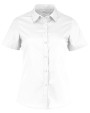 Chemise personnalisable KUSTOM KIT Women's Tailored Fit Poplin Shirt SSL