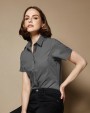 Chemise personnalisable KUSTOM KIT Women's Tailored Fit Poplin Shirt SSL