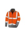 RESULT SAFETY MICROFLEECE flo orange personnalisable